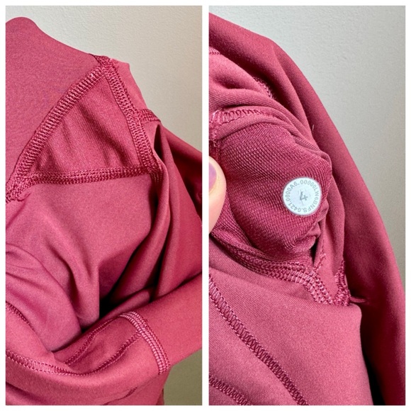 Lululemon Athletica Wunder Train High-Rise Crop 23” Leggings, Mulled Wine sz. 4 - Picture 8 of 16